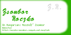 zsombor moczko business card